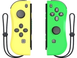 Joypad inalámbrico para Switch, Joypad Joypad inalámbrico (L-R) Compatible con Gamepad de control remoto de interruptor de consola(amarillo YIZHOOD