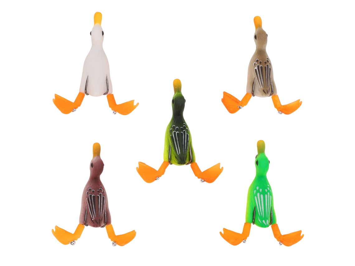 Isca Pato Flutuante Topwater Bass 5pcs