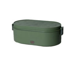 Rosa Mini Fiambrera Eléctrica Portátil 800ml Usb Calentar Alimentos Coche Hogar Acero Inoxidable Bento