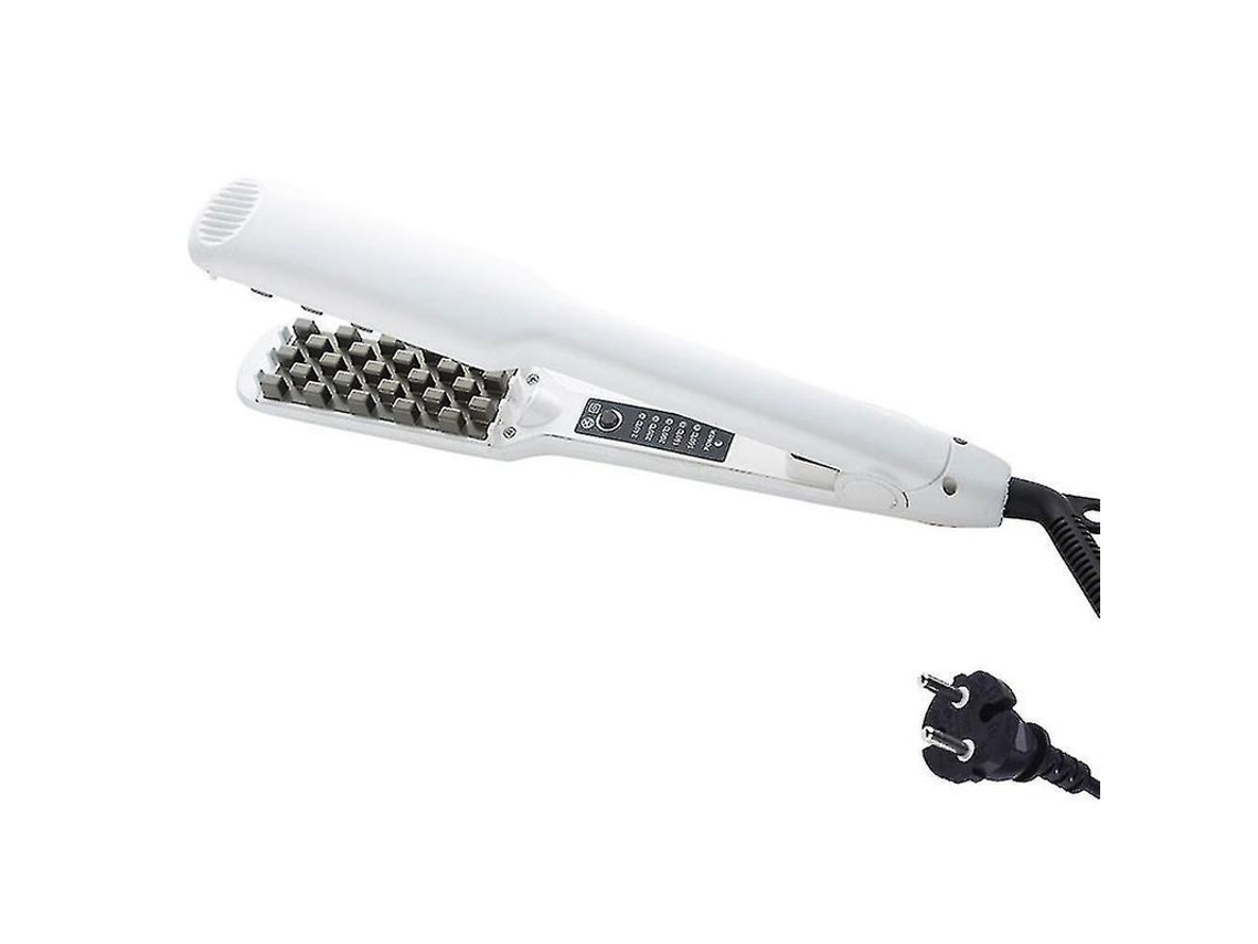 Plancha De Pelo Profesional Con Efecto Voluminizador, Fabricada Con Cerámica De Turmalina, Control De Temperatura Y Cable Giratorio.