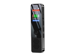 Grabadora De Voz Digital De 64 Gb Y 1536 Kbps Con Contraseña, Pantalla Tft, Reproducción De Mp3 Y Altavoz.