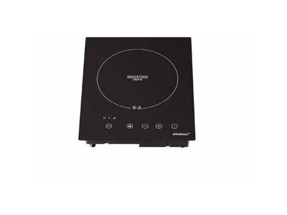 Placa de inducción Steba Ik 60 E negra de 2000 W con control por botones