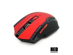 YIZHOOD 2,4 GHz receptor USB inalámbrico ratón para juegos 2000DPI para Overwatch Cs go Dota 2 LOL Fortnite ordenador portátil Pc Gamer rojo