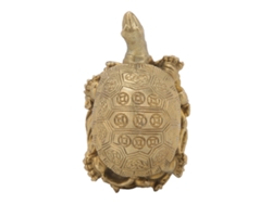 Estátua de Tartaruga de Latão Decorativa Colecionável para Mesa Casa Presente
