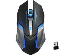 Ratón Gaming Con Cable Transparente De 120 Mm Con Luz Usb