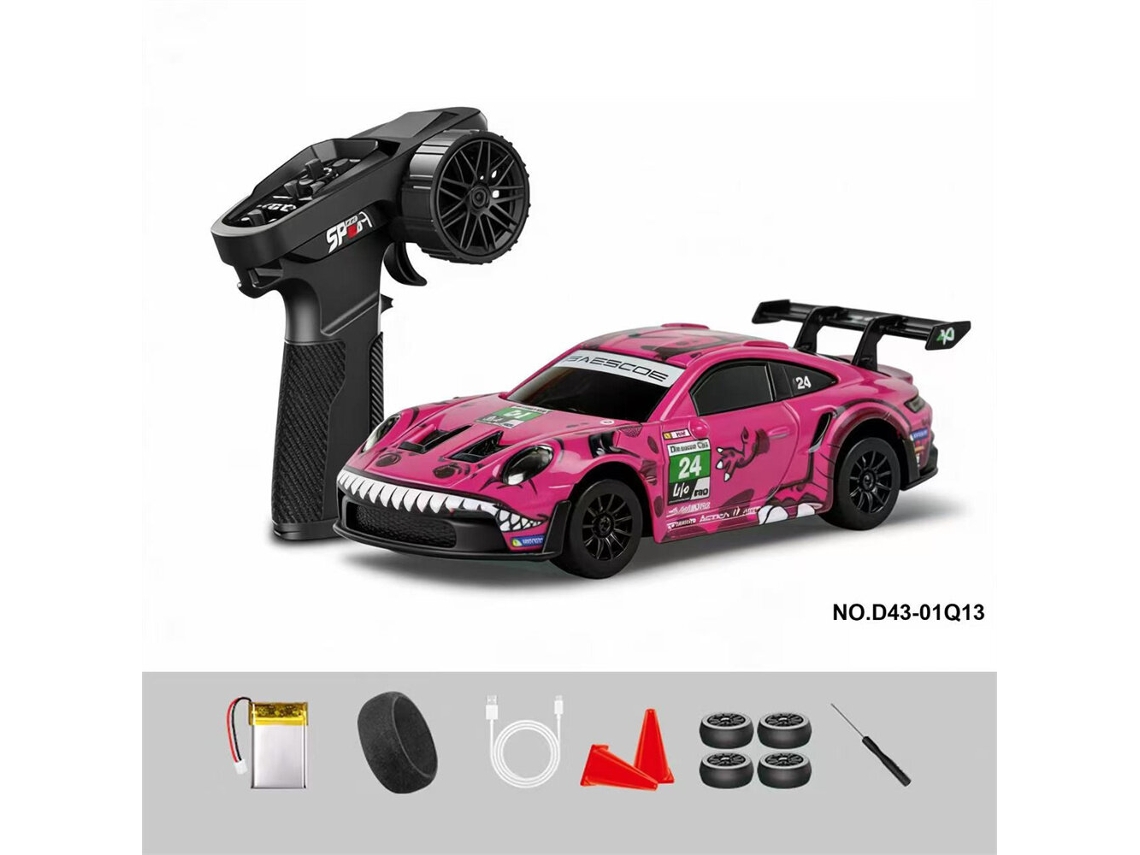Verdehstar D43-01q13/q14/q15 Rtr 1/43 2.4g 4wd Drift Rc Car Gyro Full Proportional Alloy Led Painted High-speed On-road Toys