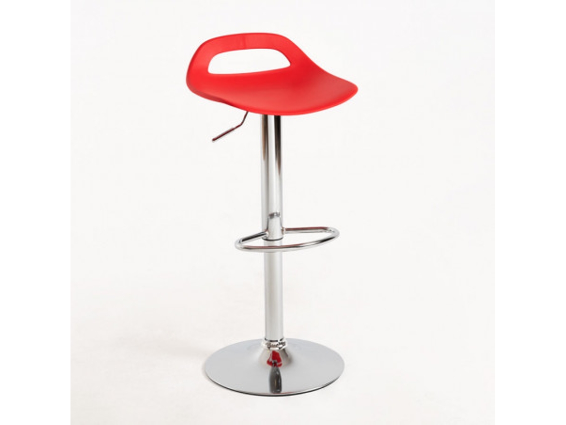 DUDECOR Taburete Perm Rojo