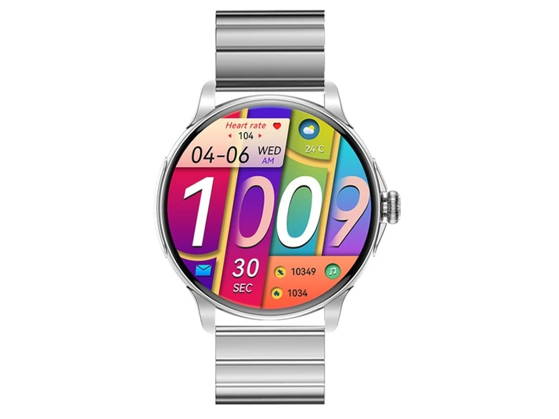 Reloj inteligente con llamadas Bluetooth, control de voz, esferas personalizables, actualizaciones meteorológicas, reproducción de música Yizhood