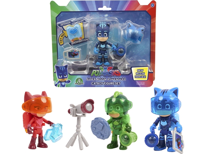 Conjunto de Figuras GIOCHI PREZIOSI PJmasks Sing Moon
