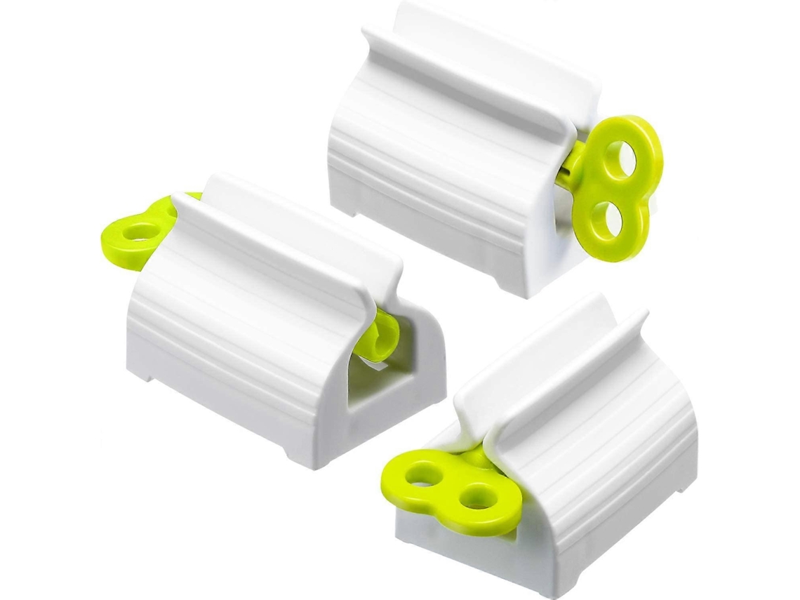 Exprimidor de pasta de dientes Rosewell de 3 piezas con tubo giratorio y soporte para pasta de dientes (verde)