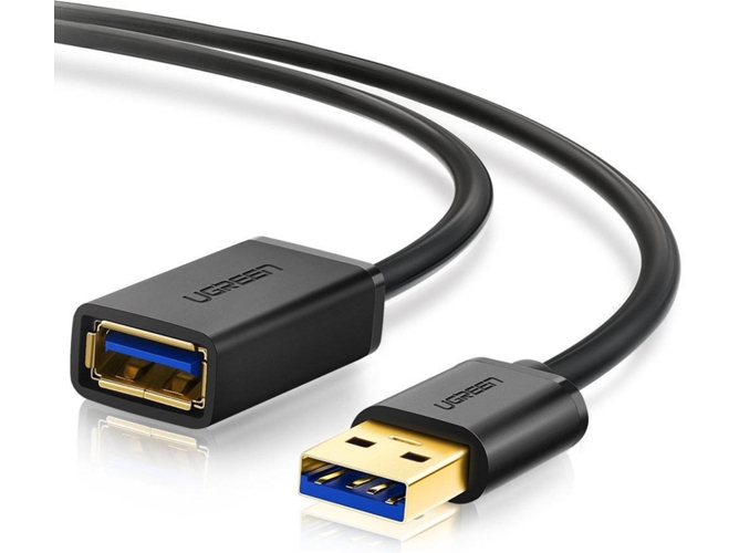 Cable USB UGREEN (USB - 1 m - Negro)