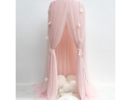 Cama con dosel mosquitera para niño KKVOGMLE Rosa (31,5x29,5x15,7 cm)