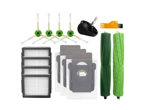 Cepillos laterales, cepillo de rodillo principal, bolsa de polvo, filtro Hepa para iRobot Roomba i7 i3 E5 E6 Series, repuestos de aspiradora robótica