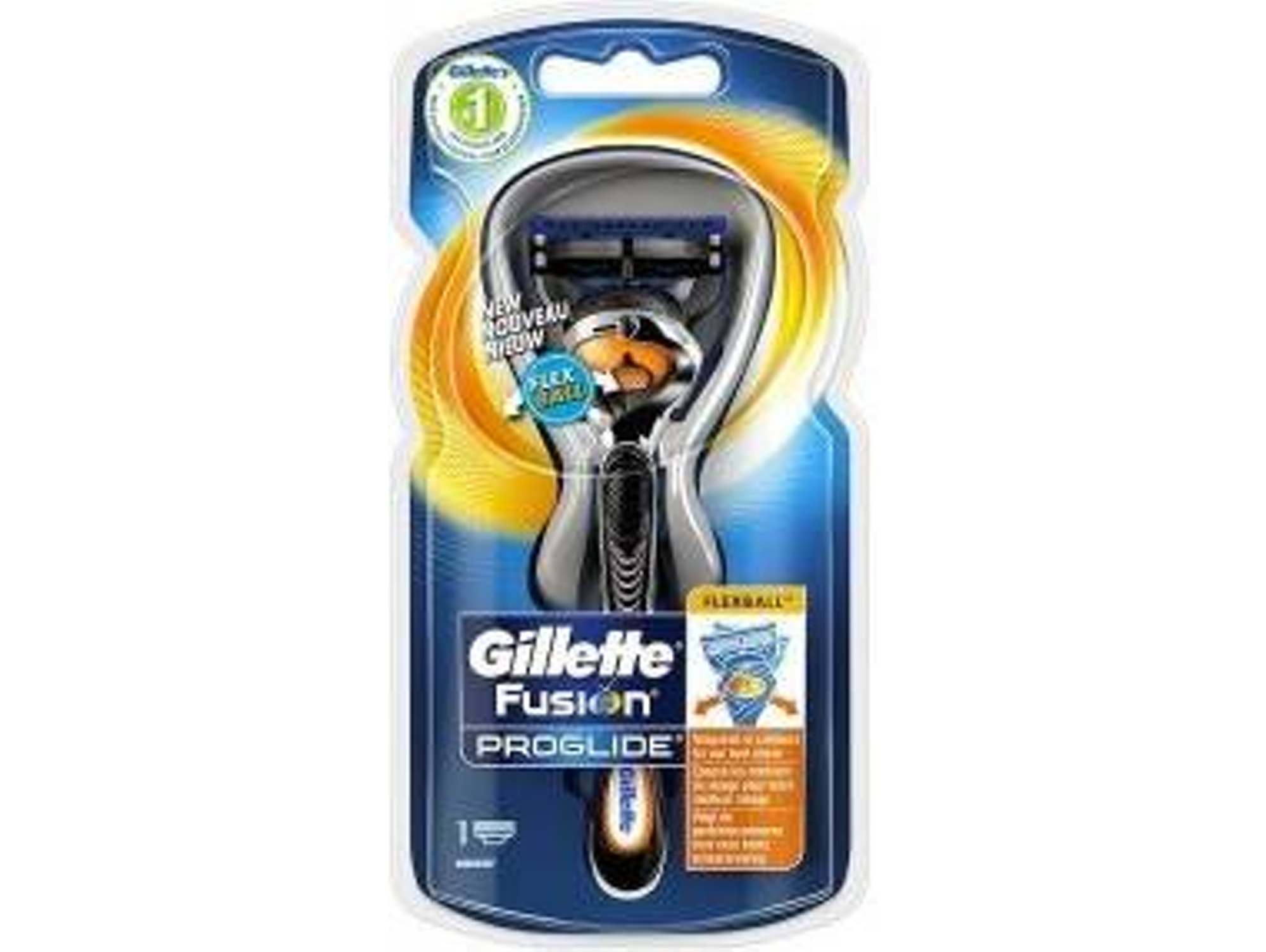 Lamina de Afeitar GILLETTE Fusion Proglide Maq Flexball Man ,