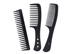 Peines de fibra de carbono para peluquería, peines masculinos para un cuidado versátil, peines resistentes al calor