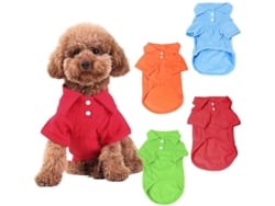 2026-46434-camisetas Para Perros Linjou Pack 4 Tallas M Material Algodón Transpirable Para Perros Pequeños