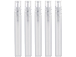 Atomizador De Perfume - 5 Unidades - Acabado Mate Semitransparente - Tamaño Portátil De Viaje - 8 Ml