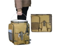Cubo Organizador De Gran Capacidad Para Camping Y Pesca, Bolsa Para Herramientas De Camping, Pesca Y Jardinería.