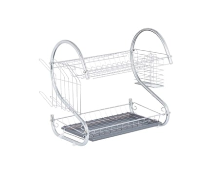 Escurridor para Fregadero Gris 45,5 x 24,5 x 37,5 cm KINVARA