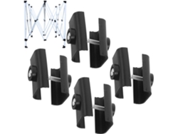 Soporte Para Sombrilla De Cerca: Montaje De 4 Piezas, Escala De Perfil De 1,97 X 1,89 X 1,18 Pulgadas, Configuración De