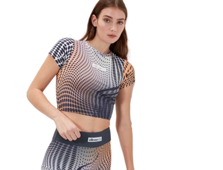Camiseta de Mujer para Fitness ELLESSE Jolia Crop Azul (12)