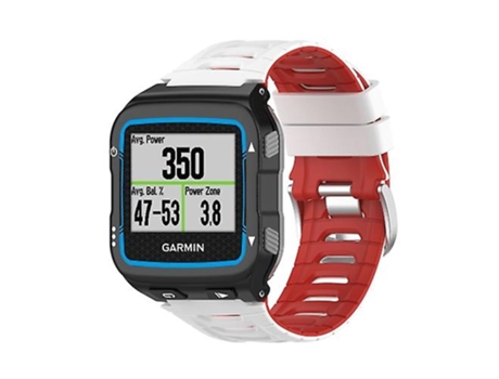 Correa De Reloj Inteligente Para Garmin Forerunner 920Xt, Correa De Reloj Con Hebilla De Acero Bicolor, Blanco Y Rojo VENISYMLIS