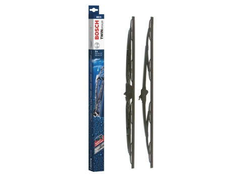 Juego de 2 Escobillas Limpiaparabrisas BOSCH Twin 583 S (2 Und - 530 mm - 530 mm)