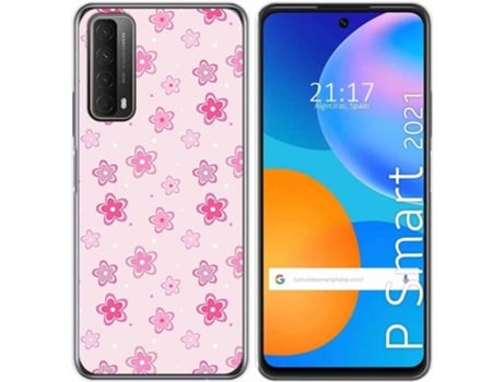 Carcasa Huawei P Smart 2021 TUMUNDOSMARTPHONE Flores Multicolor
