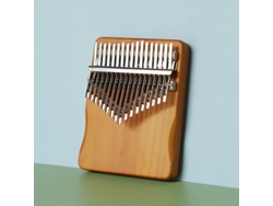 Piano de Polegar Kalimba DIGITALLAB 17 Teclas Sencillas, Adecuadas Para Principiantes (Amarillo)