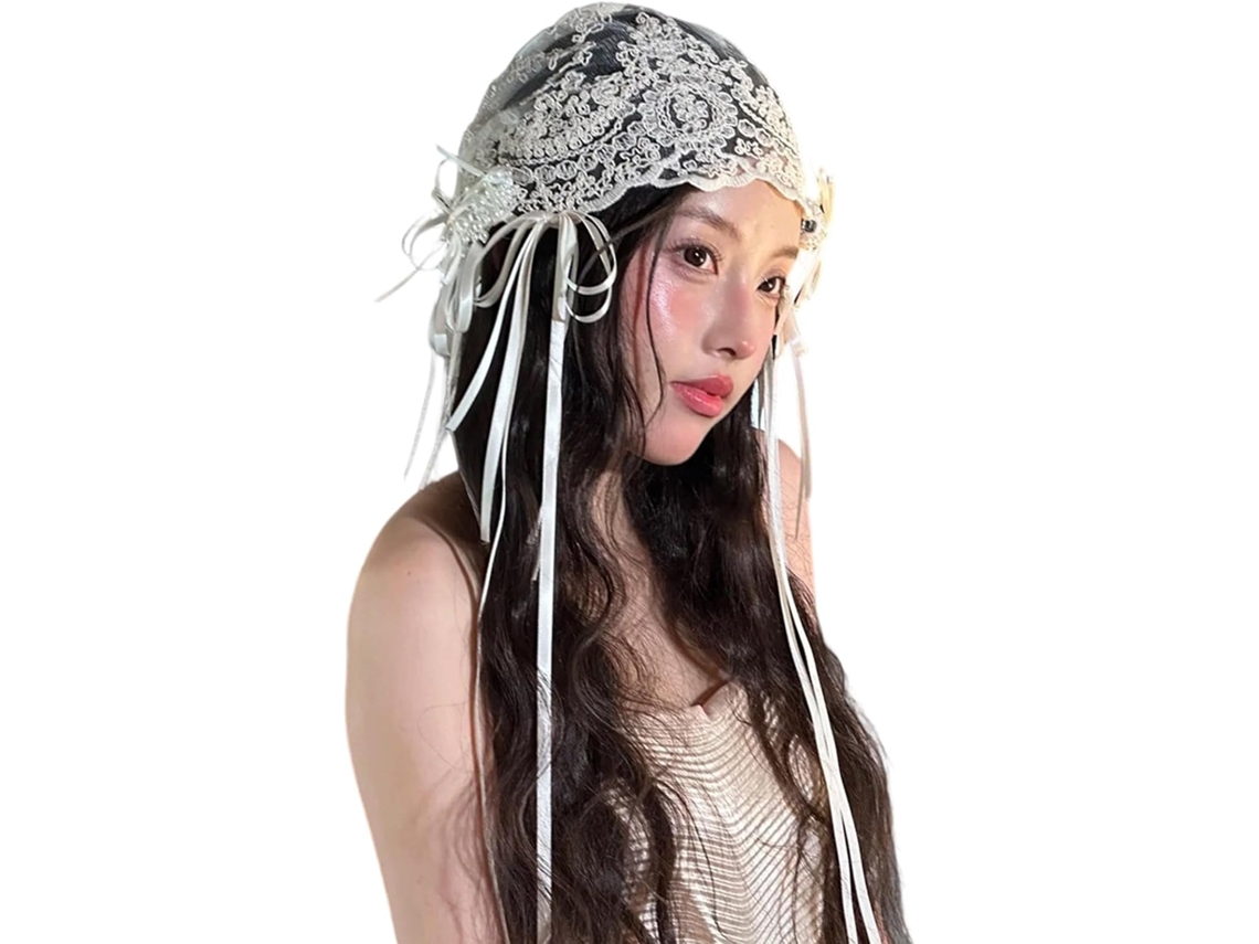 Sombrero De Boda Ajustable De Ala Suave Con Cortina Extraíble Para Temas Tradicionales Y