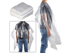 100 Capas Desecháveis Para Cabeleireiro (63 X 51 Polegadas), Impermeáveis, Para Corte E Lavagem De Cabelo, Ideal Para Salões E Casa