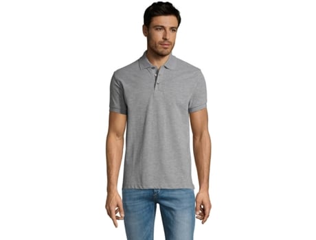 Polo de Hombre SOLS Prime Mezcla Gris (S)