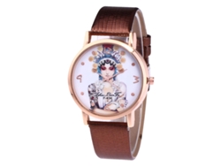 Reloj De Pulsera De Cuero De Cuarzo Para Mujer, Ideal Para El Día A Día (color Café).