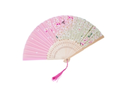 Elegantes Abanicos Plegables De Bambú, Abanicos Retro De Mano Con Encaje Floral, Decorados Con Delicados Encajes Y Estampados Florales, Ideales Para B