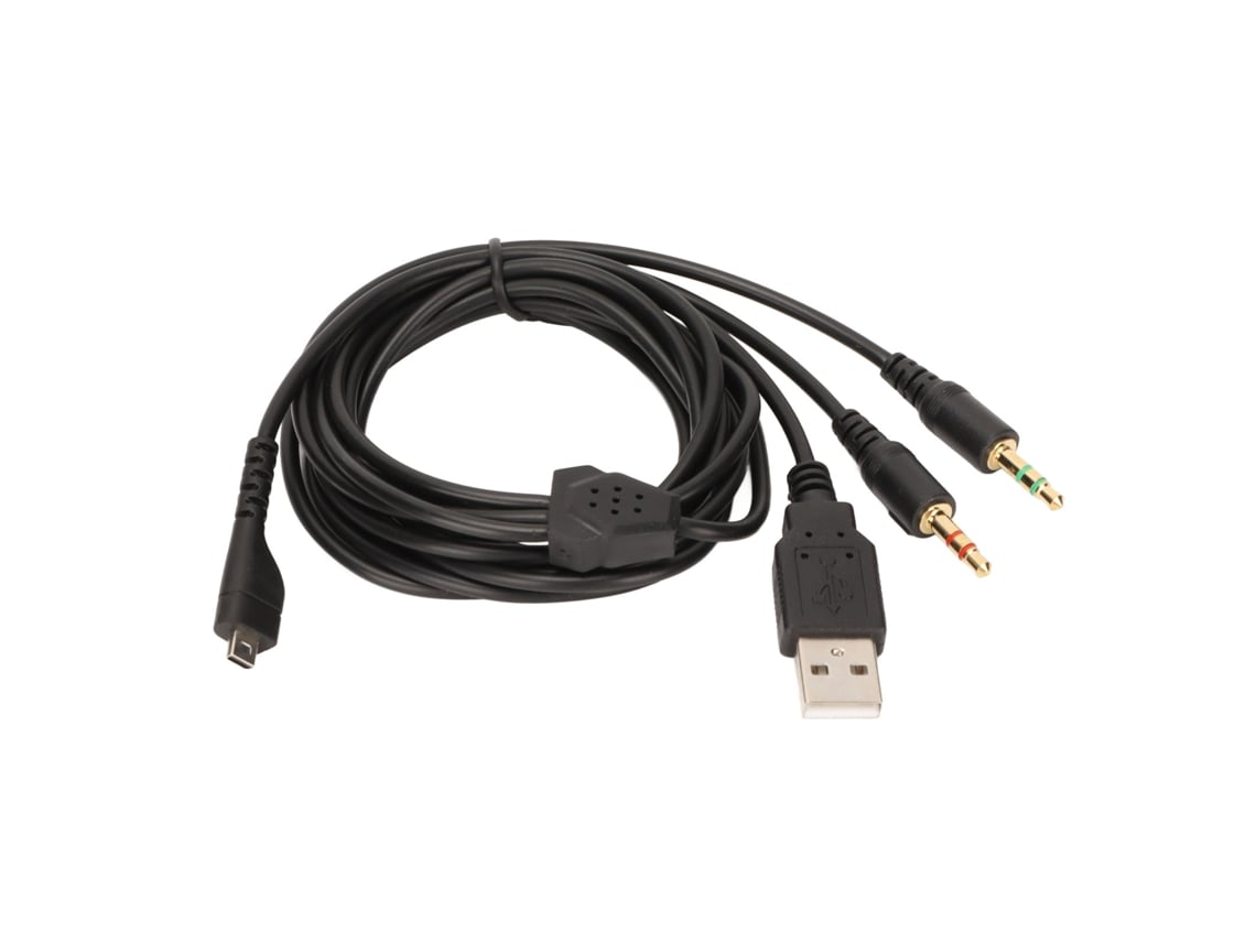 Cable Para Auriculares 3 En 1 Para Auriculares Gaming Steelseries Arctis 3 5 7 Pro Con Luz, 200 Cm