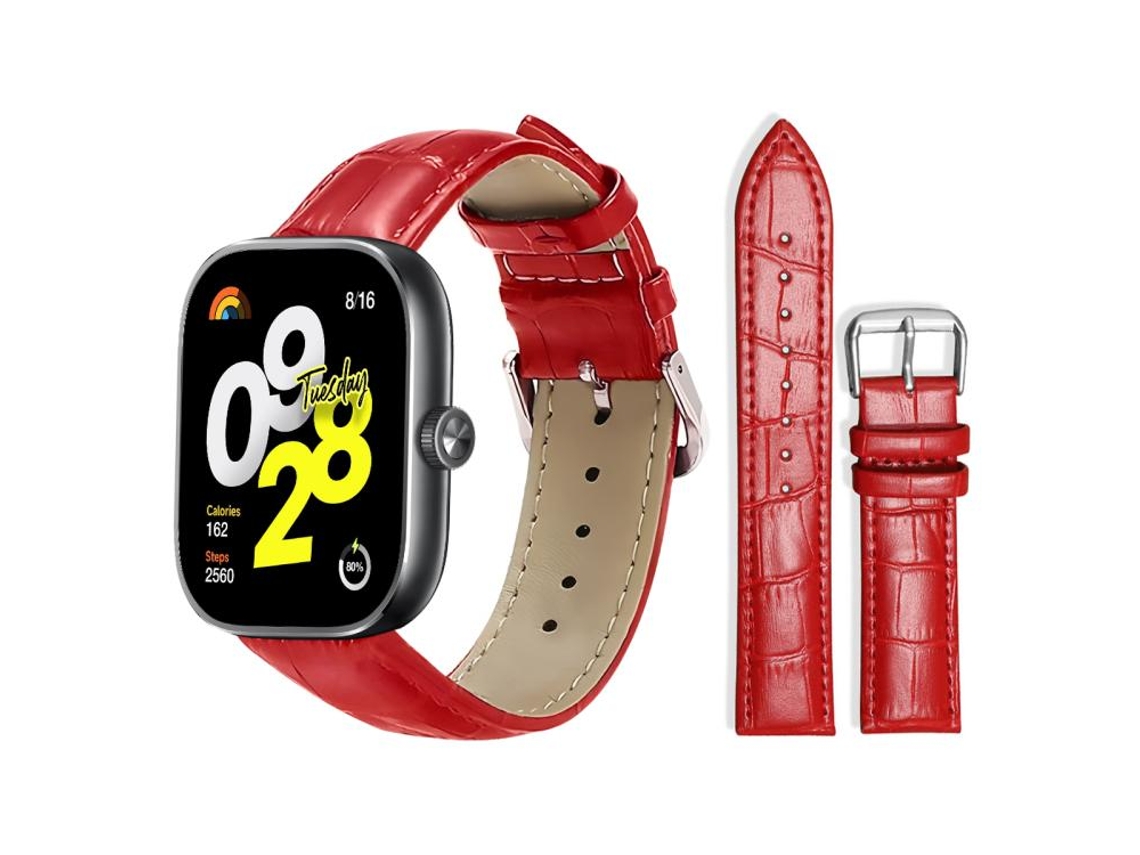Correa para Xiaomi Band 9 Pro / Redmi Watch 6 / 5 - Piel - Hebilla - Textura de bambú