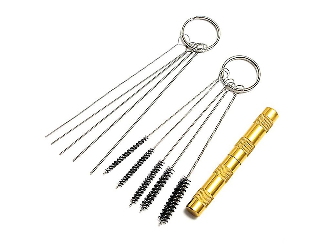 Kit De Limpieza Con Pinceles Y Agujas Para Aerógrafo De Alta Calidad