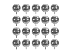 20 Globos De Aluminio 4d De 22 Pulgadas Con Degradado Blanco Y Negro Para Fiestas Y Bodas.