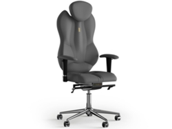 Silla de Oficina KULIK SYSTEM Grande Cuero de PU (Cinzento -130x50x50cm)