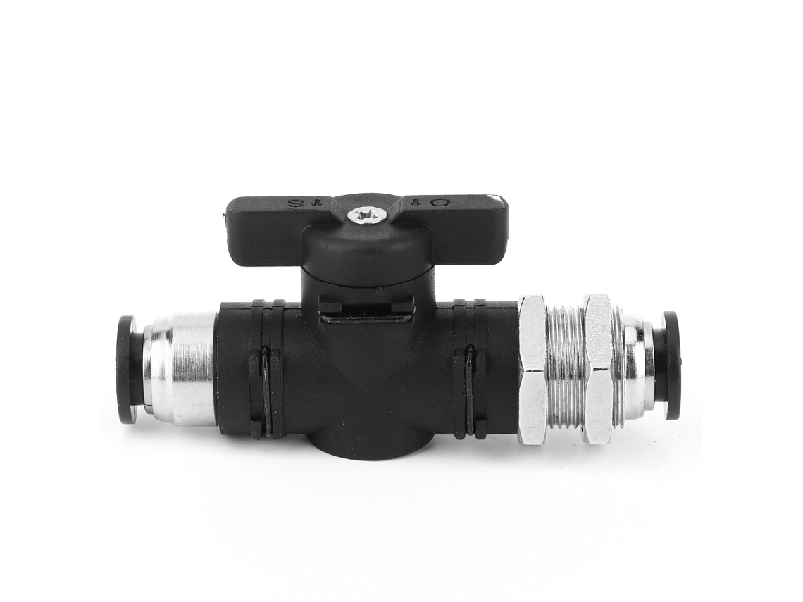 Válvula Neumática De Conexión Rápida Manual De 8 Mm, Conector De Aire Con Tapón Roscado Fijo, A Prueba De Fugas.
