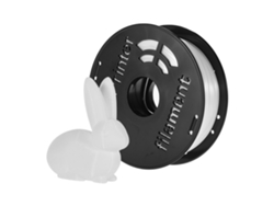 Filamento Pla De 1,75 Mm, Bobina De 1 Kg, Color Blanco Seda, Para Impresora 3d. No Obstruye.