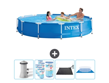 Piscina Tubular INTEX 28212GN-CB91 (6503 L - 366x76cm)