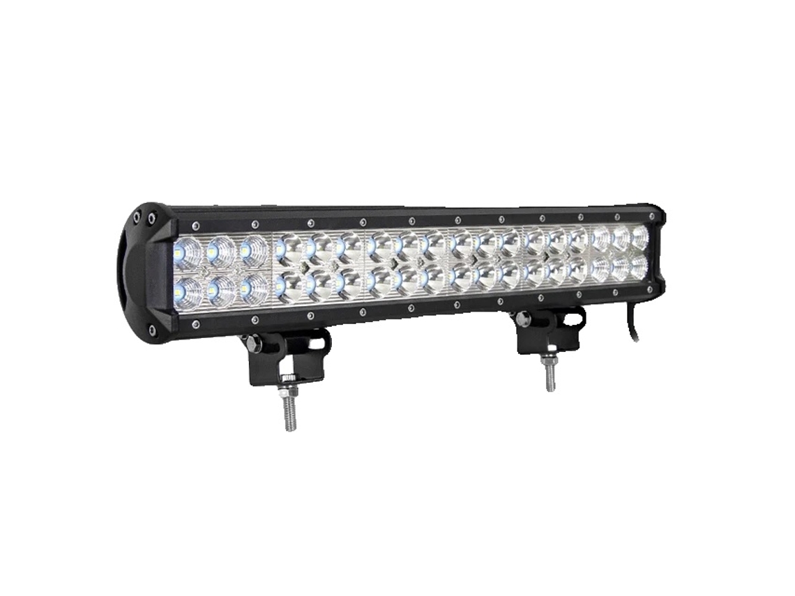 Barra de luces LED, varios tamaños, compatible con todoterrenos y vehículos todo terreno, 1 x 108 W sin kit de cableado OEM