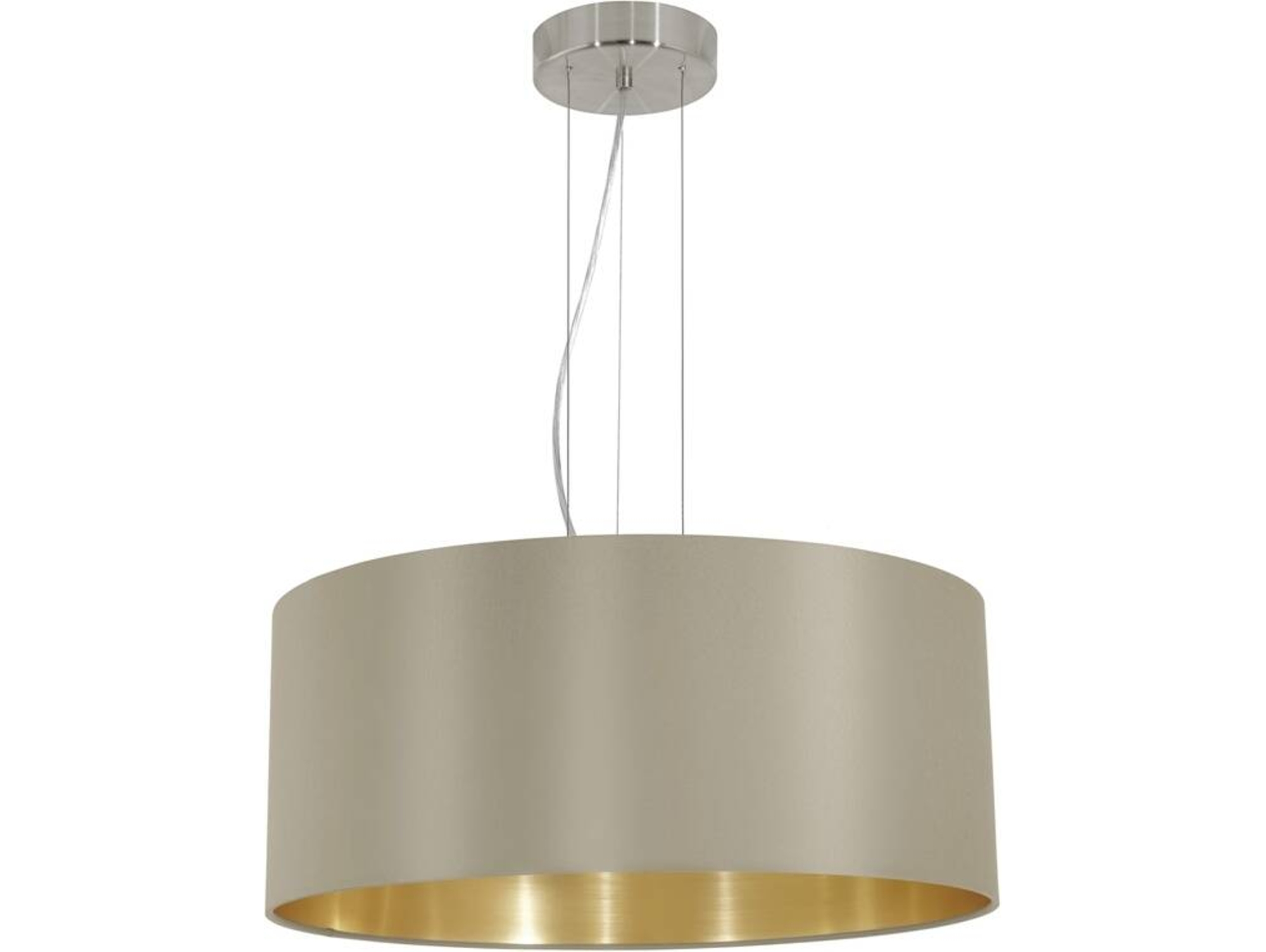 CAND. TETO EGLO 530 MASERLO NIQ/TAUPE