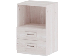 Mesita de Noche MUEBLAM Artic Artic Melamina (48x73x42 cm)