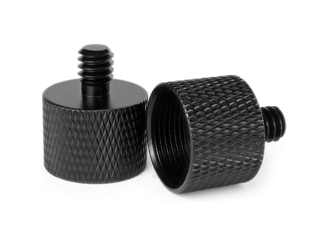 Adaptador De Tornillo Para Micrófono, Hembra De 5/8" A Macho De 1/4" Para Soporte De Micrófono, Cámara, Trípode, 2 Unidades.