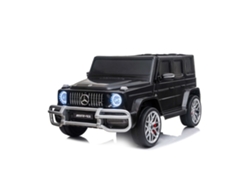 Suv Eléctrico Infantil Mercedes Amg G63 2 Plazas Con Asientos De Cuero Y Ruedas Eva - Black