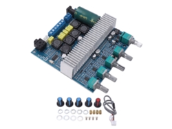 Placa Amplificadora De Subwoofer Bluetooth De Alta Potencia De 2.1 Canales Tpa3116 50w+50w+100w Dc12v-24v