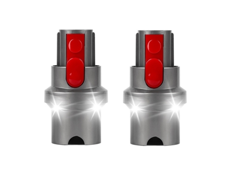 Convertidor adaptador de iluminación Led de 2 piezas para Dyson V7 V8 V10 V11 V15 piezas de aspiradora inalámbrica