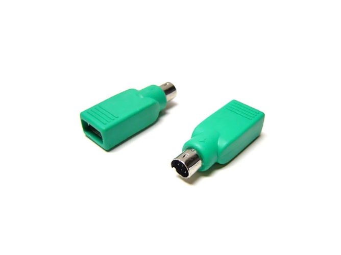 Cable Adaptador Nano 10.02.0003 PS/2 USB A Verde